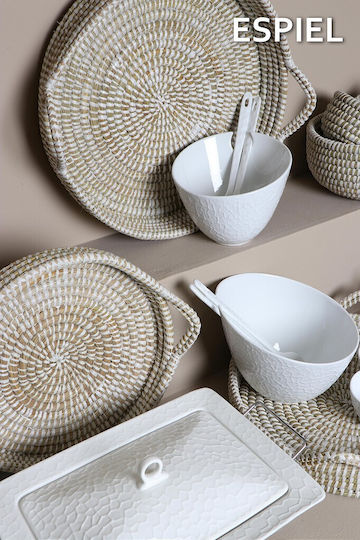 Espiel Tavă Decorativă Wicker Rotundă 2buc