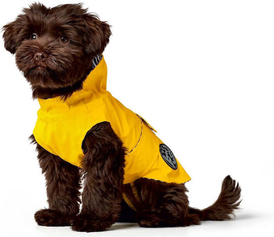 Hunter Yellow Waterproof / Windproof Dog Coat with 30cm Back Length