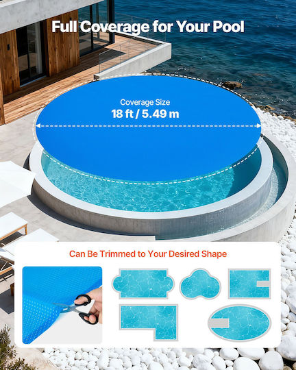 Vevor Solar Round Pool Cover 1pcs