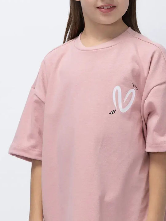 Kinder-T-Shirt Rosa