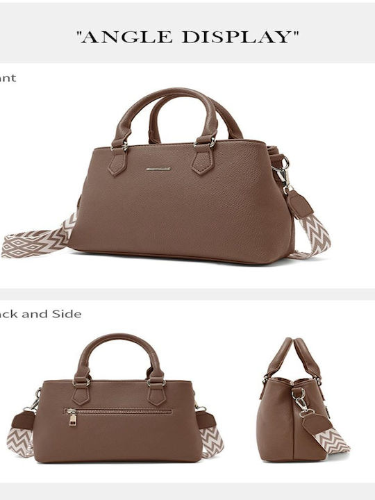 Damentasche Shopper Rucksack Braun