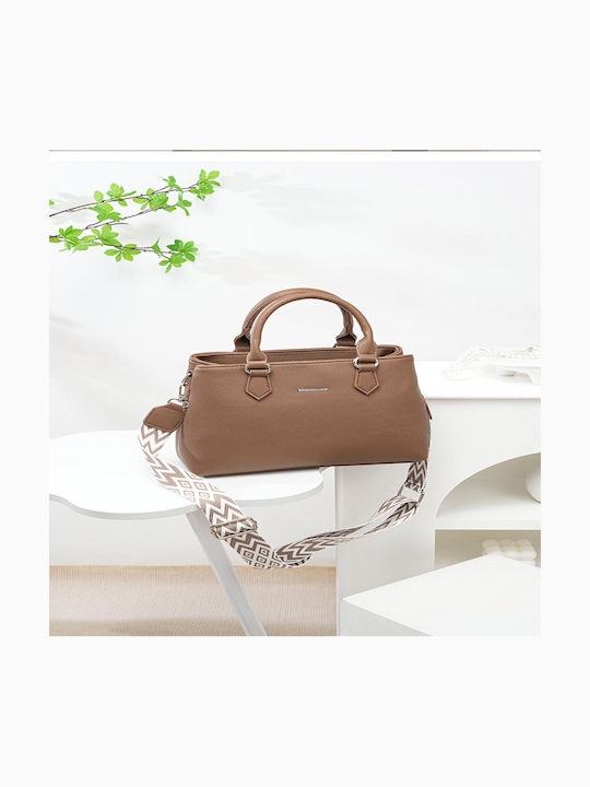 Damentasche Shopper Rucksack Braun