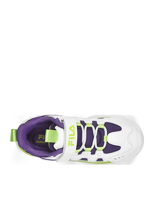 Παιδικά Sneakers με Σκρατς Λευκά