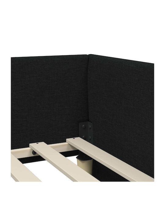 vidaXL Einzelbett Holzgrün mit Lattenrost & Matratze 94x200cm