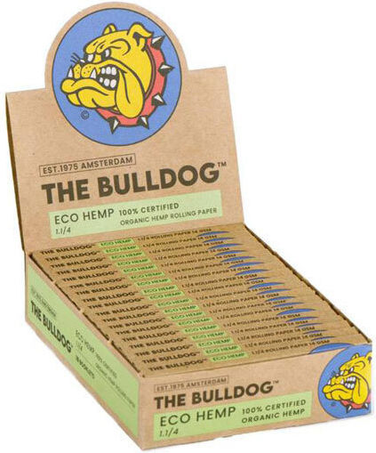 The Bulldog Amsterdam Natural Cigarette Rolling Papers 50 sheets 1pcs