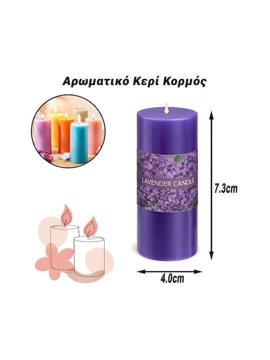 Aromatisches Kerze mit Lavendel Parfüm 7,3x4cm