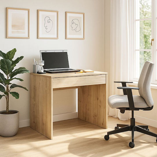 Desk Mida Wooden Sapphire Oak 72x60x73.8cm