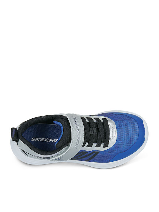 Microspec Kids Sneakers With Hoop & Loop Closure Blue