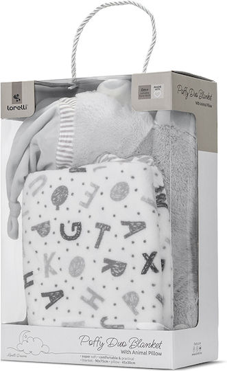 Lorelli Nursery Swaddling Blanket with Animal 90x75cm Lorelli Nursery Swaddling Blanket with Animal 90x75cm