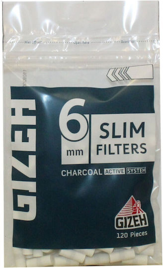 Gizeh Kohle Filtertips Aktivkohle 6mm 120x1Stk
