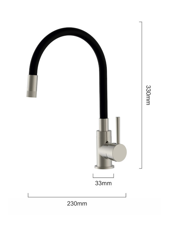 Bruno Kitchen Faucet Counter Black