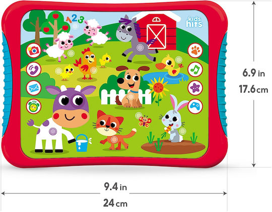 Momki Laptop-Tablet pentru Bebeluși cu Muzică și Sunete pentru 36++ Luni