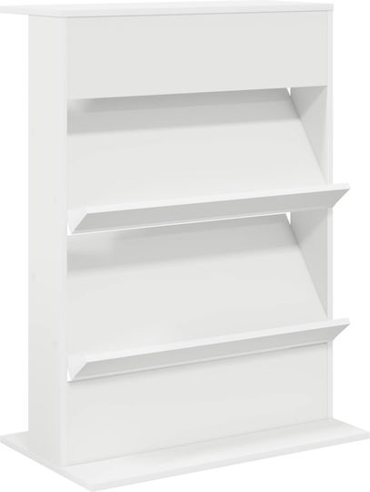 vidaXL Zeitschriftenständer Weiß 70x41x96cm 1Stück