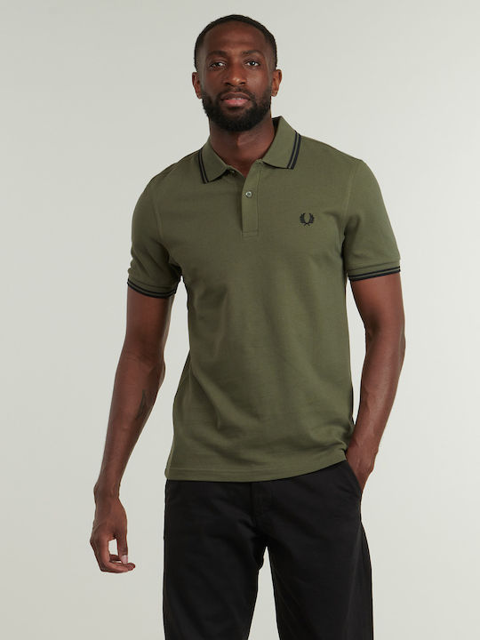 Polo Kurzarm Grüne Bluse