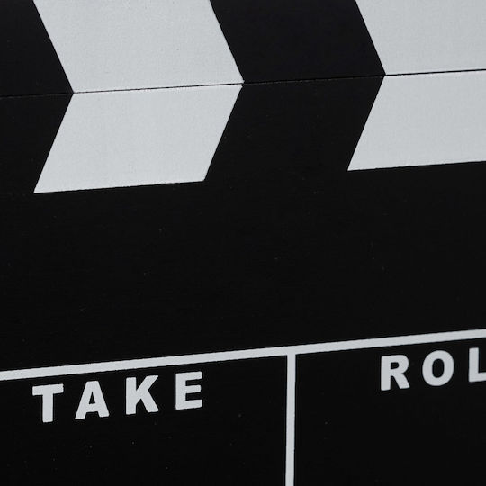Clapperboard Relaxdays Black