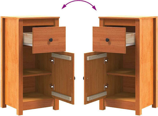 Шкаф Съхранение с 2 чекмеджета Д39xШ34.5xВ80бр
