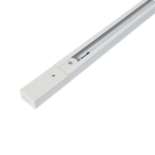 Rail Spotlights Railracks Monophase L Type Aluminum Body 100cm White