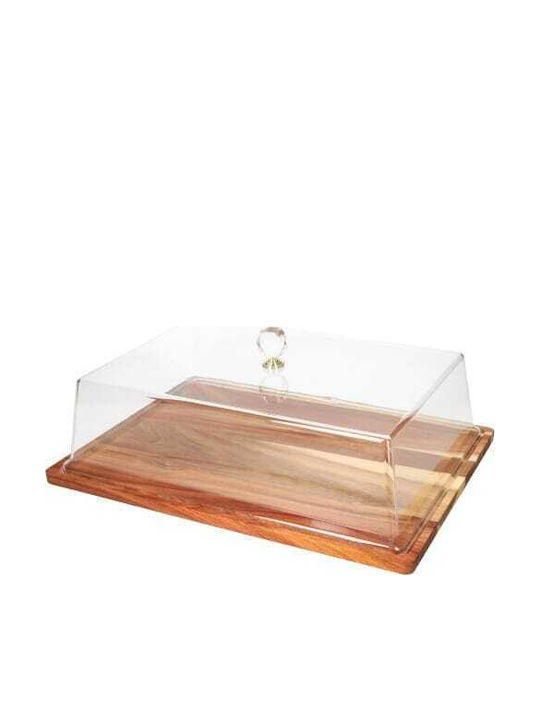 Yuk Ξύλινος Δίσκος Σερβιρίσματος 48x35x15cm