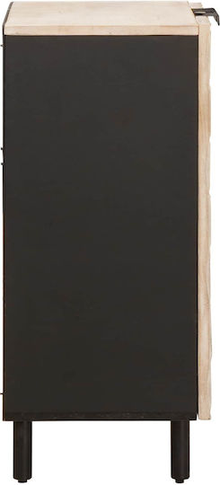 vidaXL Büroaufbewahrungsschublade aus Weißem Holz 60x33,5x75cm