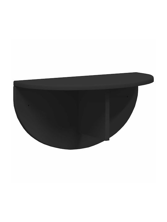 Κομοδίνο Ξύλινο Μαύρο 38x19x19cm