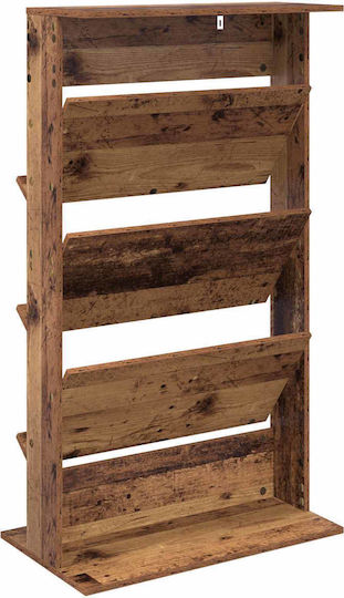 vidaXL Θήκη Περιοδικών Καφέ 70x41x126εκ.