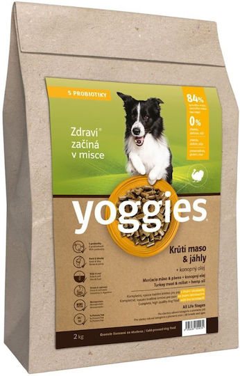 Dry Dog Food Turkey Millet & Probiotics Single Protein Cold Pressed Yoggies Mini 2 Kg
