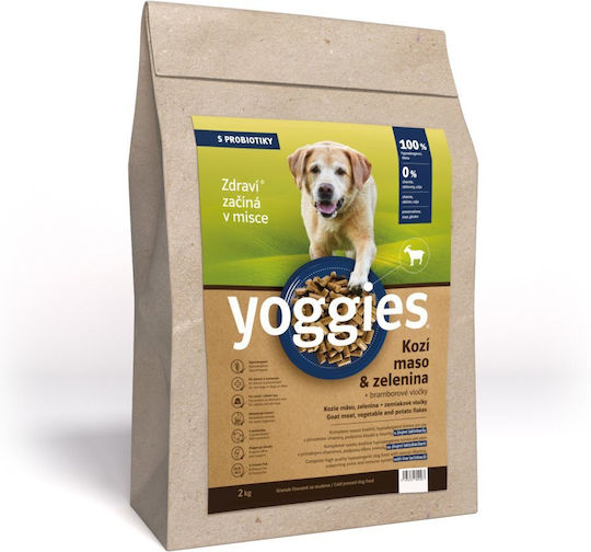 Dry Dog Food Goat Meat Vegetables Probiotics Single Protein Cold Pressed Yoggies Mini 5 Kg