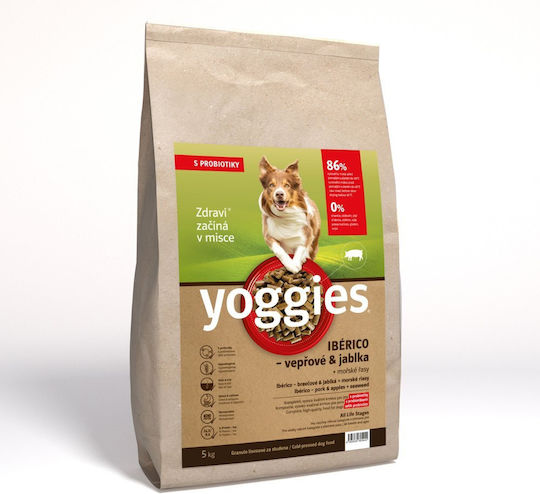 Dry Dog Food Iberico Pork Apples & Probiotics Cold Pressed Yoggies Mini 2 Kg