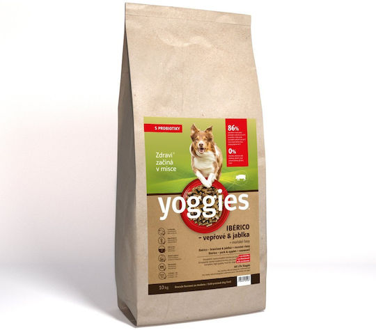 Dry Dog Food Iberico Pork Apples & Probiotics Cold Pressed Yoggies Mini 2 Kg
