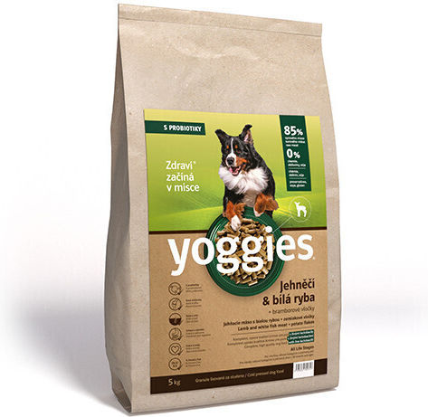Dry Dog Food Lamb Milk White Fish & Probiotics Cold Pressed Yoggies Mini 5 Kg