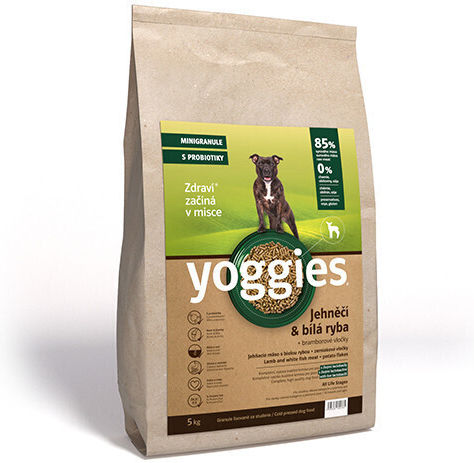Dry Dog Food Lamb Milk White Fish & Probiotics Cold Pressed Yoggies Mini 2 Kg