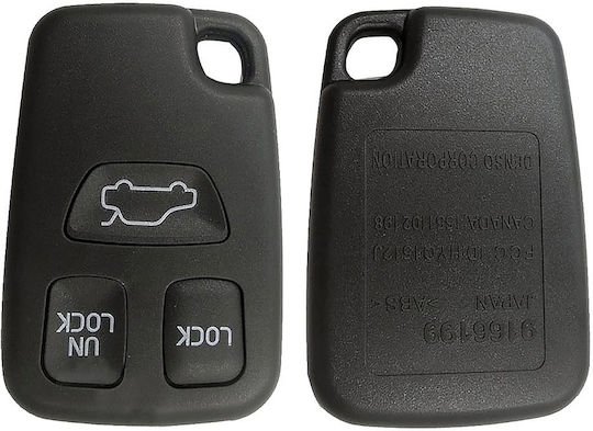 Husă Cheie Auto 3 Butoane Volvo S40 V40 S70 C70 V70 XC70 XC90 S60 S80 S90 V70 V90