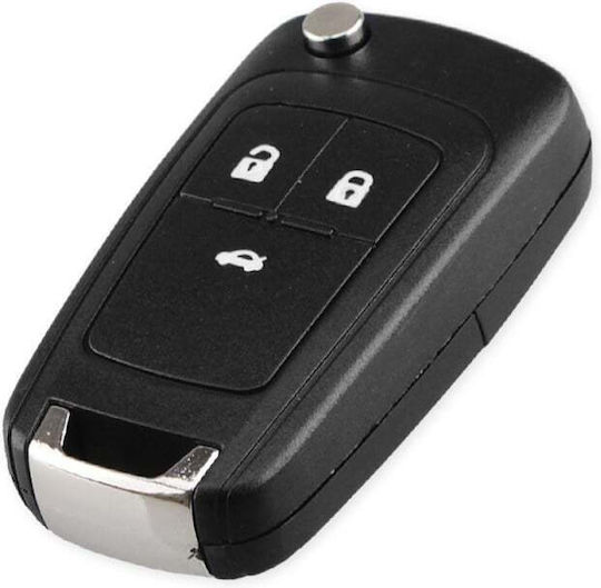 Husă Pentru Chei Auto Compatibilă Opel Chevrolet Vauxhall 3 Butoane