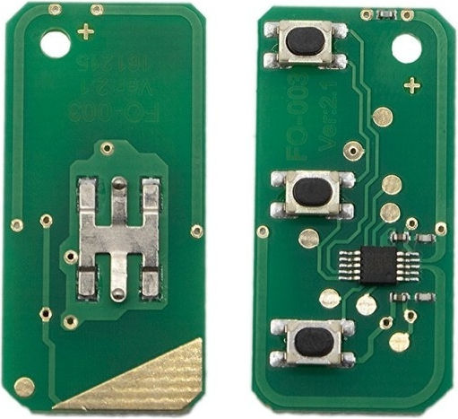 Kompatible Autoschlüssel Schutzhülle Für Ford Focus Fiesta Mondeo 4d60 433mhz Fo21 3 Tasten