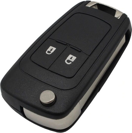 Car Key Case Compatible Opel Chevrolet Vauxhall 2 Buttons