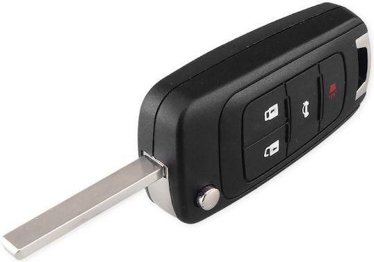 Husă Pentru Chei Auto Compatibilă Cu Opel Chevrolet Spark Vauxhall Insignia Astra Corsa Zafira 4 Butoane