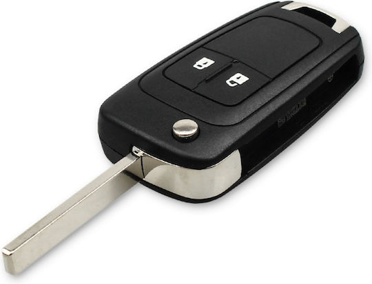 Car Key Case Compatible Opel Chevrolet Vauxhall 2 Buttons