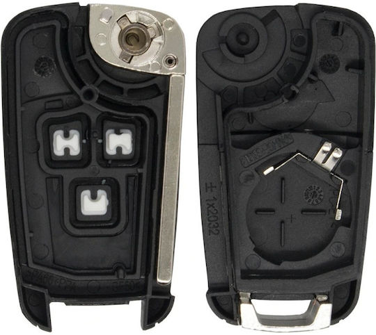 Car Key Case Compatible Opel Chevrolet Vauxhall 2 Buttons