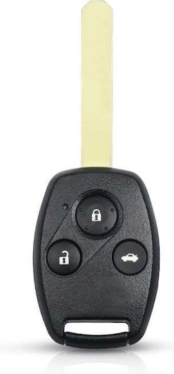 Car Key Cover Case Compatible Honda Accord Civic CR-V Fit Pilot 3 Buttons