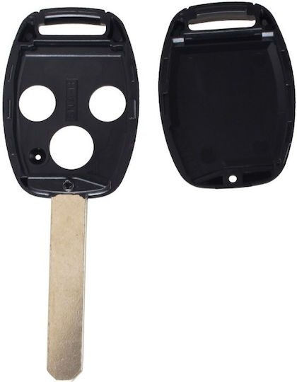 Car Key Cover Case Compatible Honda Accord Civic CR-V Fit Pilot 3 Buttons