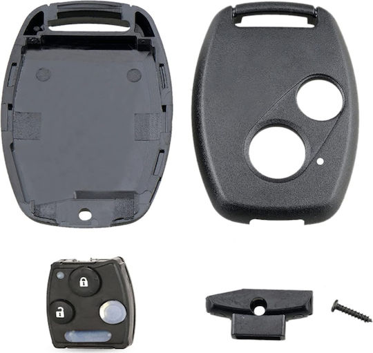 Husă Pentru Chei Auto 2 Butoane Compatibilă Honda Civic Jazz Cr-v Accord Insight Fit Fr-v Fără Lamă Fără Cip Fără Electronică