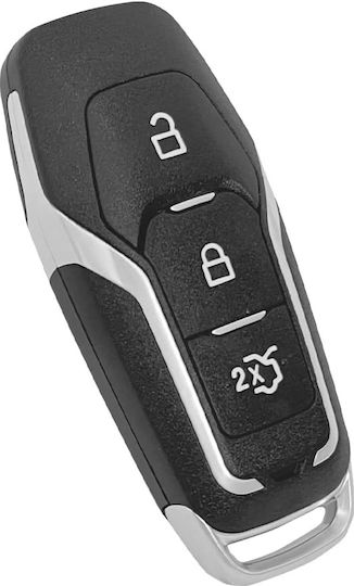 Husă Pentru Chei Auto Compatibilă Ford Mondeo Mustang Focus Fusion S-max Galaxy Explorer 3 Butoane Lamă Hu101