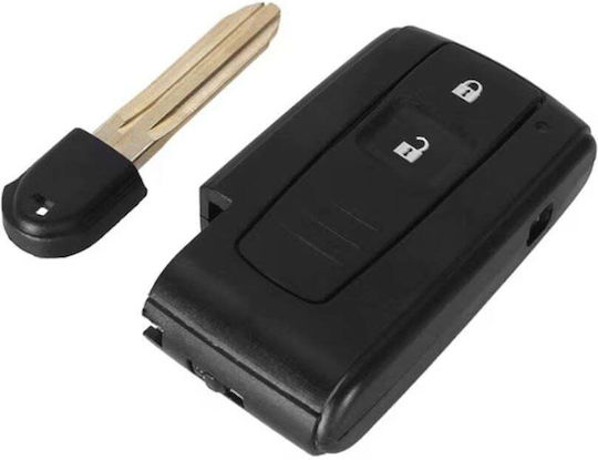Husă Pentru Chei Auto Toyota 2 Butoane Compatibilă Cu Modelele Corolla Prius Camry Rav4