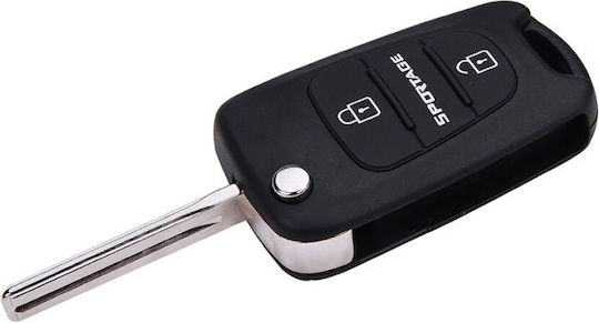 Husă Cheie Auto Compatibilă Kia 3 Cerato Ceed K2 K5 Rio Picanto Sportage 3 Butoane