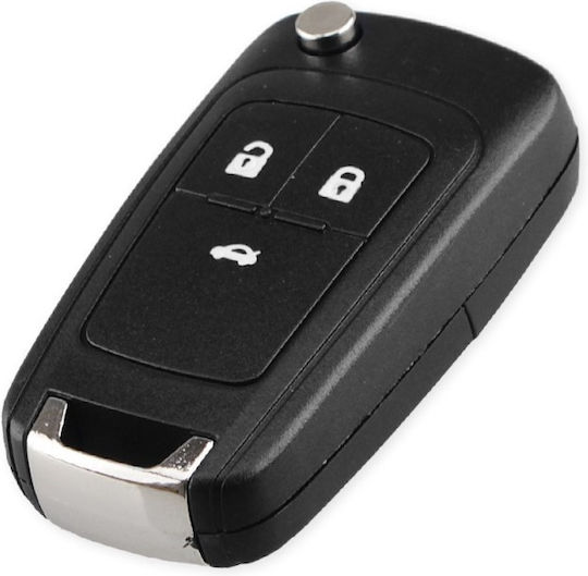 Husă Pentru Chei Auto Compatibilă Opel Vauxhall Chevrolet Buick 3 Butoane