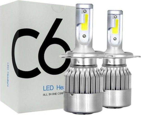 Lamps Car H4 LED 6500K Cold White 12-24V / 32V 36W 2pcs