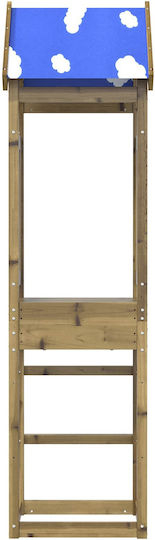 vidaXL Holzturm 52.5x46.5x208cm. Braun
