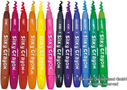 Avenir Silky Crayons Set Pink 12pcs
