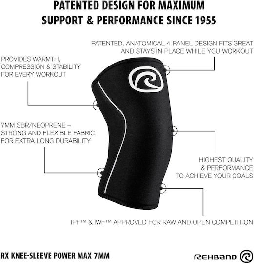 Rehband Rehband Kniebandage 7mm