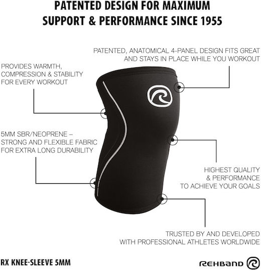 Rehband Rehband Kniebandage 5mm 2 Stück